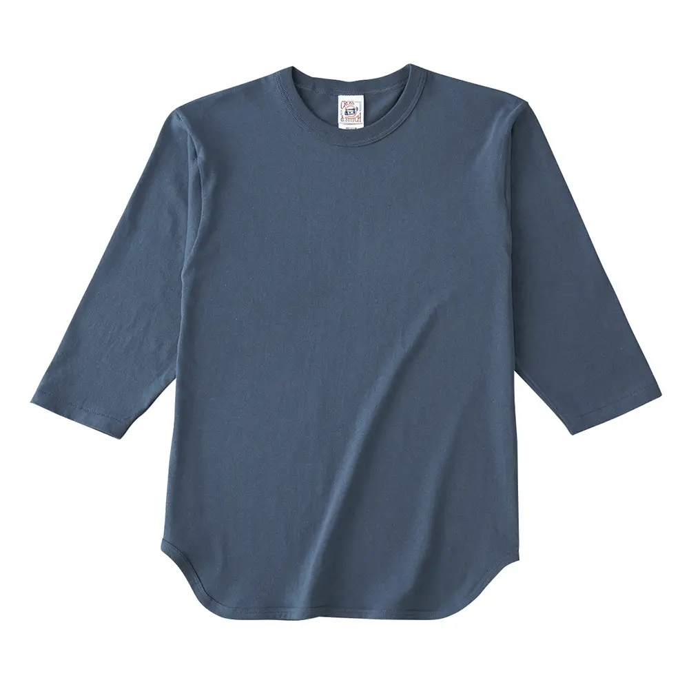 6.2オンス オープンエンド 3/4スリーブ ベースボール Tシャツ
