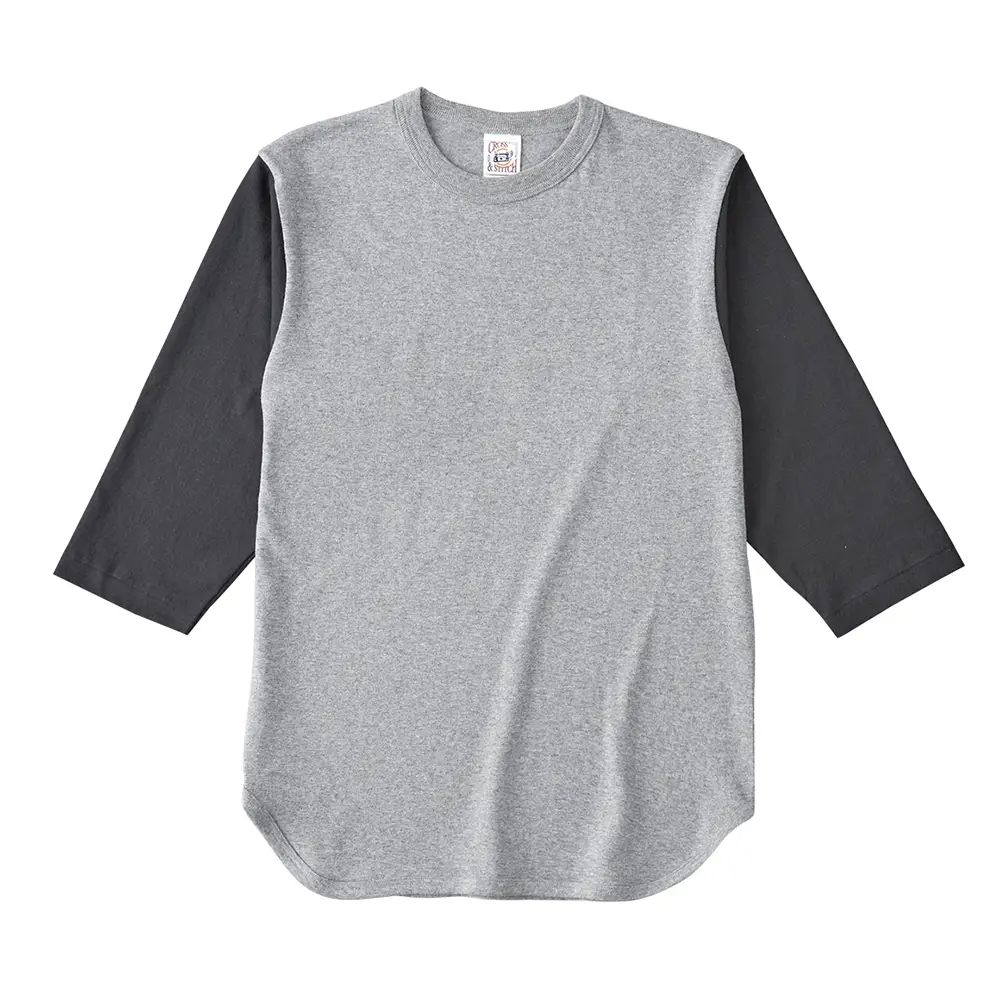 6.2オンス オープンエンド 3/4スリーブ ベースボール Tシャツ