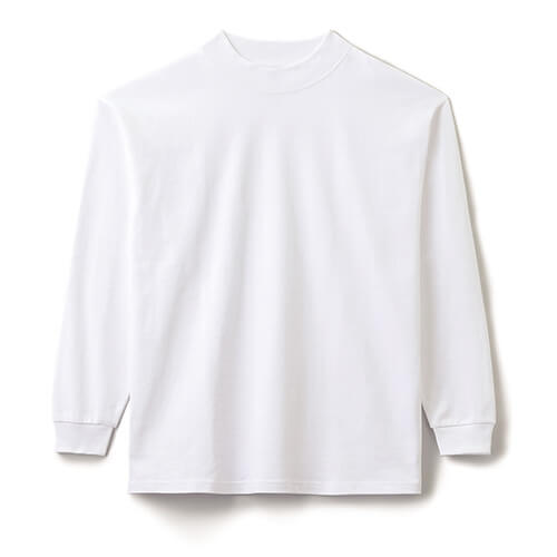10.2オンススーパーヘビーウェイトモックネックTシャツ - タカハマライフアート