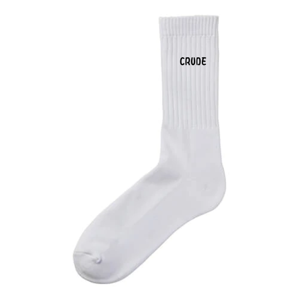【ネーム刺繍】クルーソックス