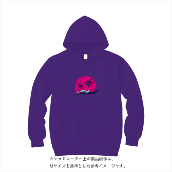 8.4オンス フーデッドライトパーカー