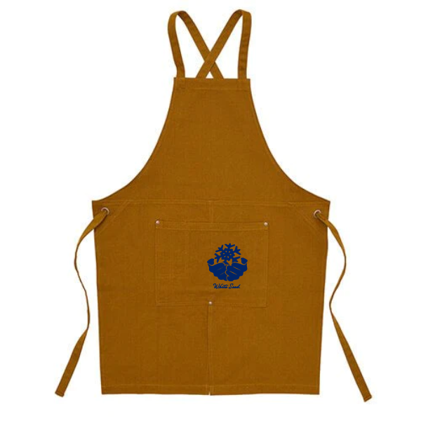 ウォッシュ キャンバス&ツイル エプロン(クロスタイプ)