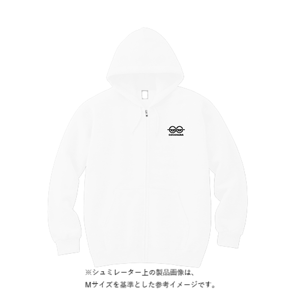 【刺繍】10.0オンス T/C スウェット フルジップ パーカ(裏起毛)