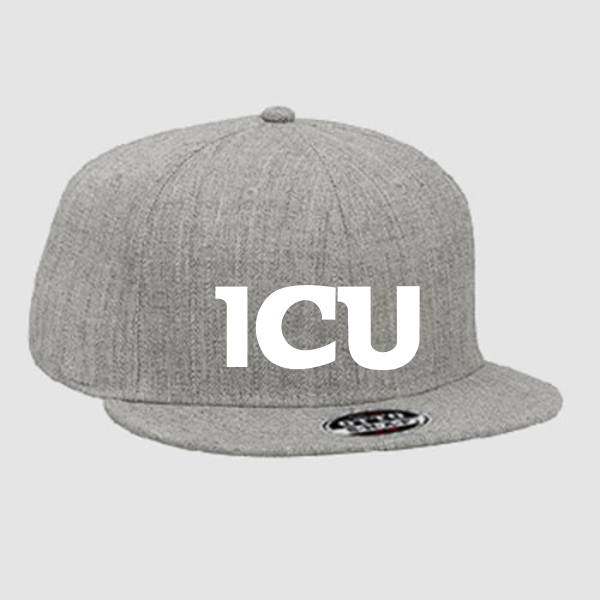 【刺繍】OTTO ヘザーウールブレンド フラットバイザーキャップ(スナップバック)