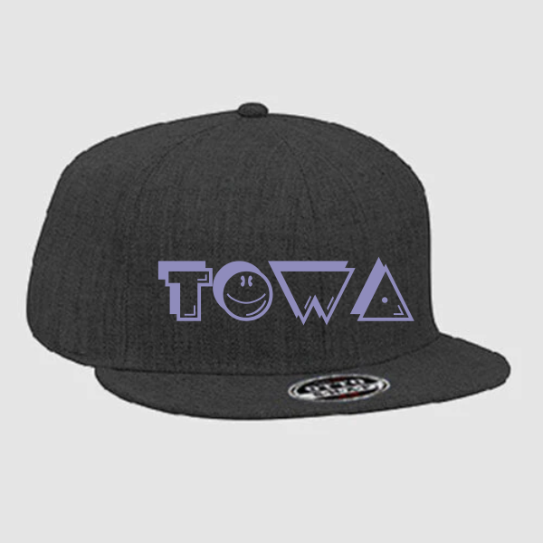 【刺繍】OTTO ヘザーウールブレンド フラットバイザーキャップ(スナップバック)