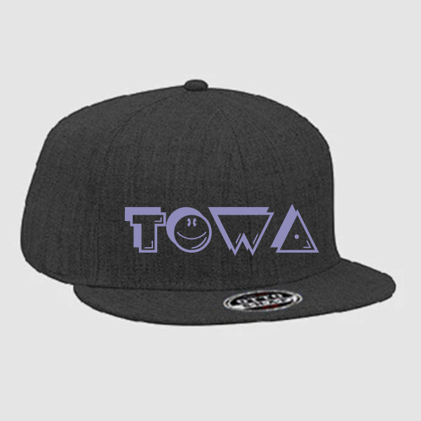 【刺繍】OTTO ヘザーウールブレンド フラットバイザーキャップ(スナップバック)