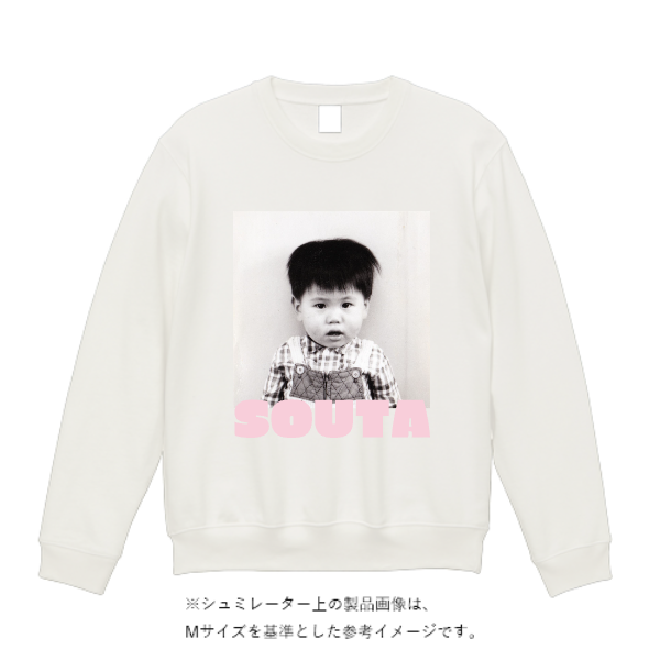 オーガニックコットンスウェットシャツ