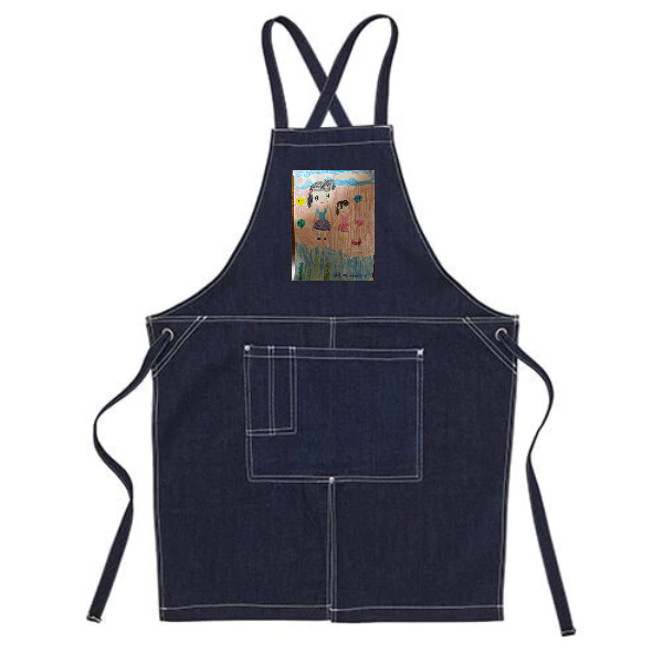 ウォッシュ キャンバス&ツイル エプロン(クロスタイプ)