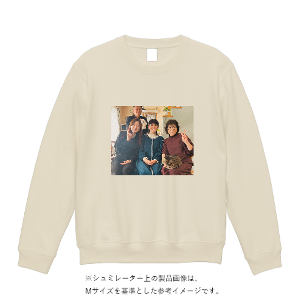 8.4オンス クルーネックライトトレーナー