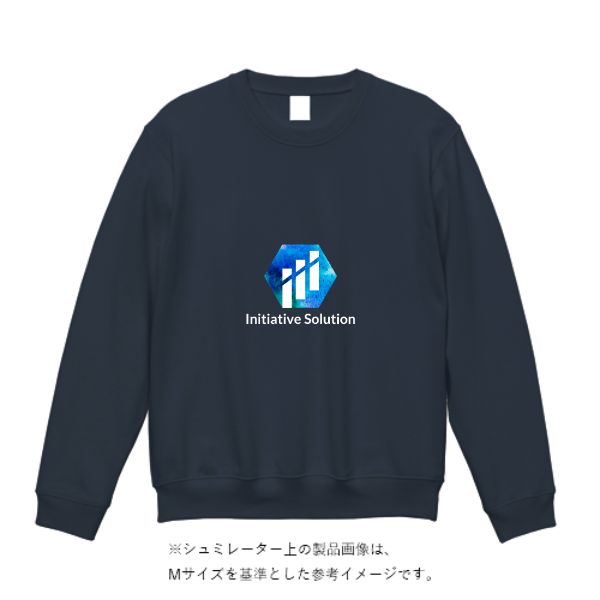 8.4オンス クルーネックライトトレーナー