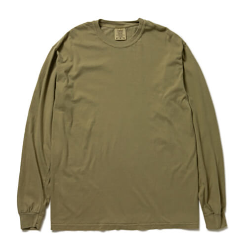 6.1オンスガーメントダイ長袖Tシャツ - タカハマライフアート
