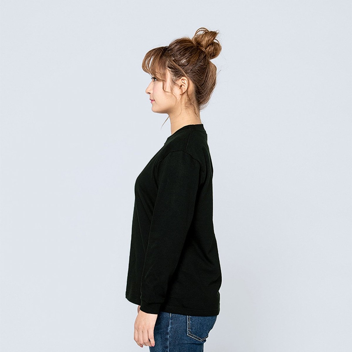 7.4オンス スーパーヘビー長袖Tシャツ(袖リブ有り レディース) - タカハマライフアート