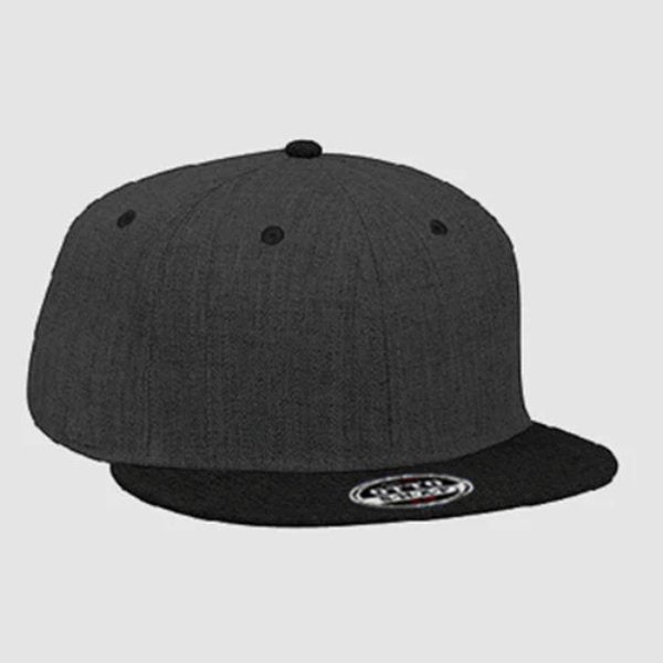 【刺繍】OTTO ヘザーウールブレンド フラットバイザーキャップ(スナップバック) - タカハマライフアート