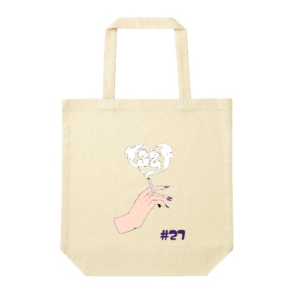 【即日発送】超特急プラン - ナチュラルコットンバッグ - タカハマライフアート