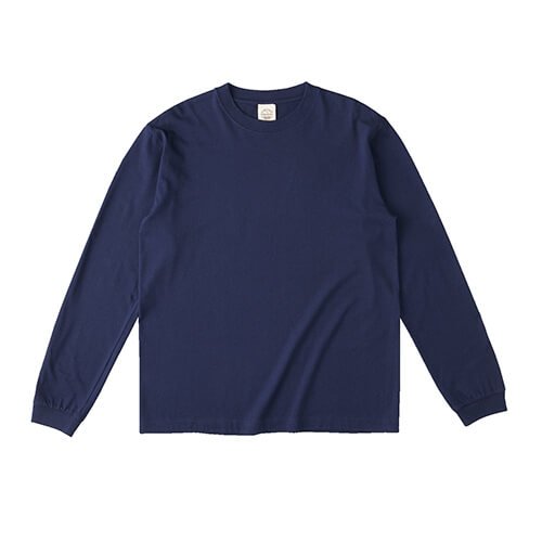 オーガニックコットンロングスリーブTシャツ(リブ有り) - タカハマライフアート