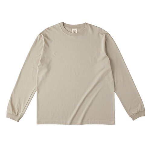 オーガニックコットンロングスリーブTシャツ(リブ有り) - タカハマライフアート