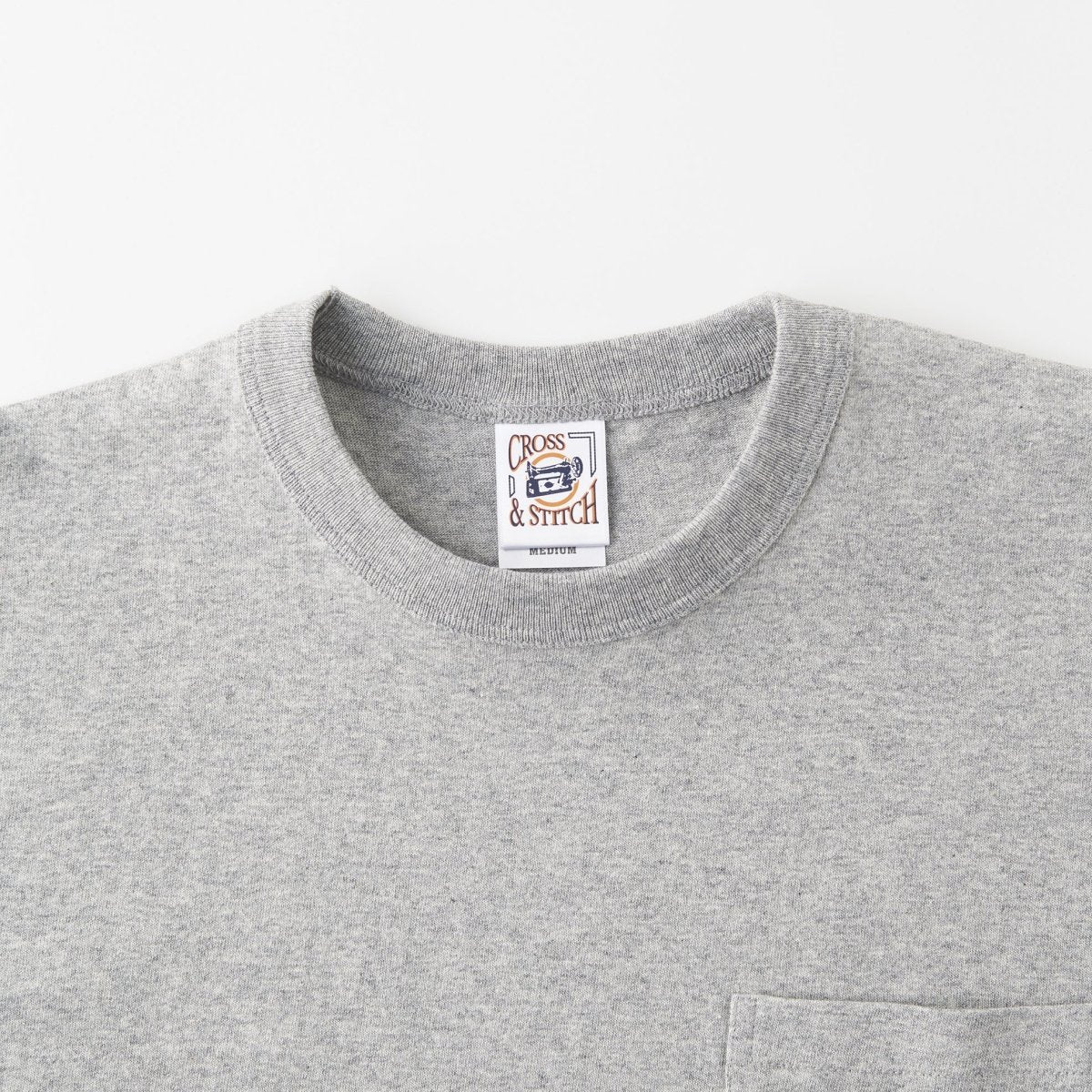 オープンエンド マックスウェイト バインダーネック ポケットTシャツ - タカハマライフアート