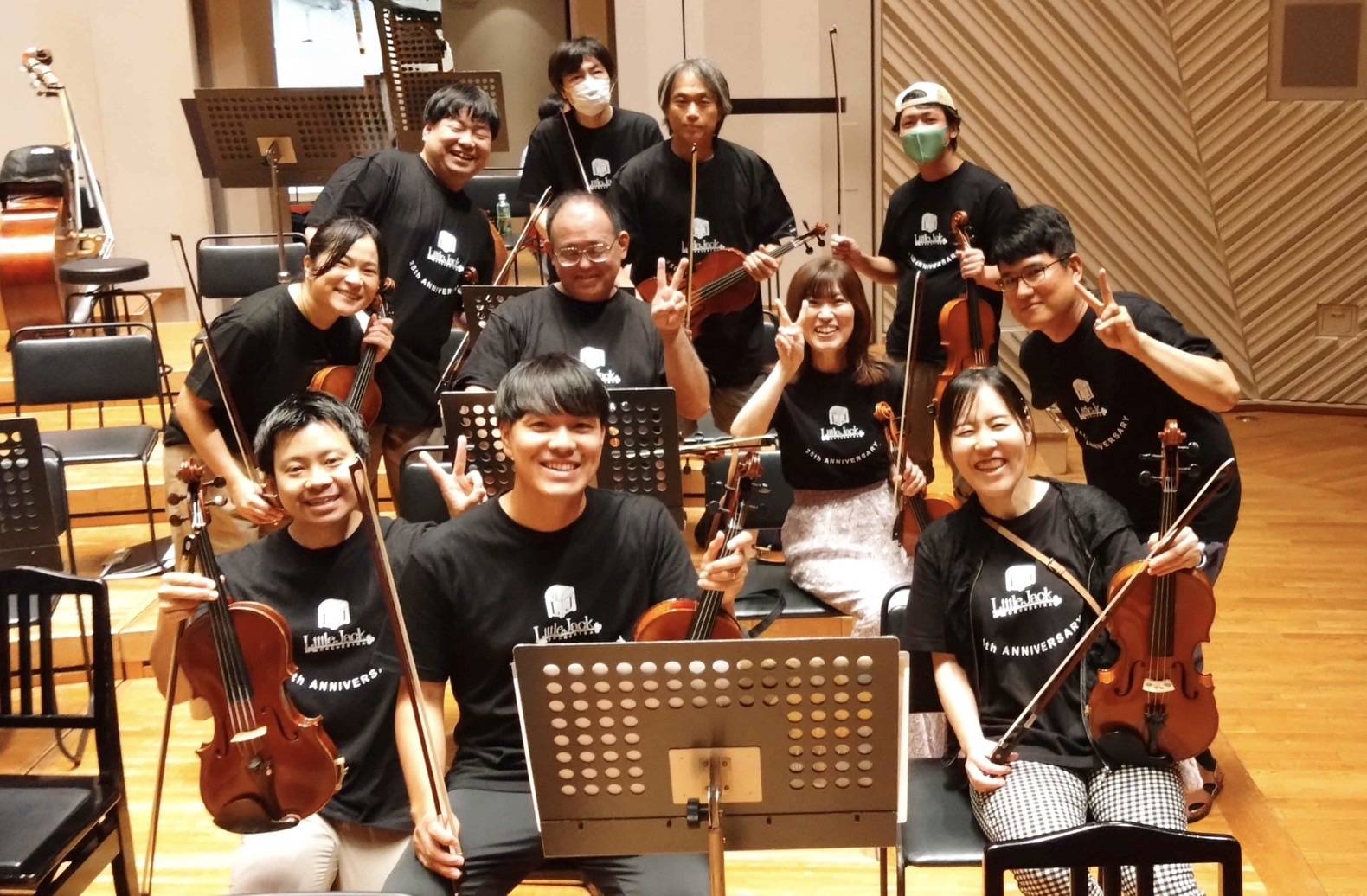 演奏会での衣装にお揃いオリジナルTシャツは最適！