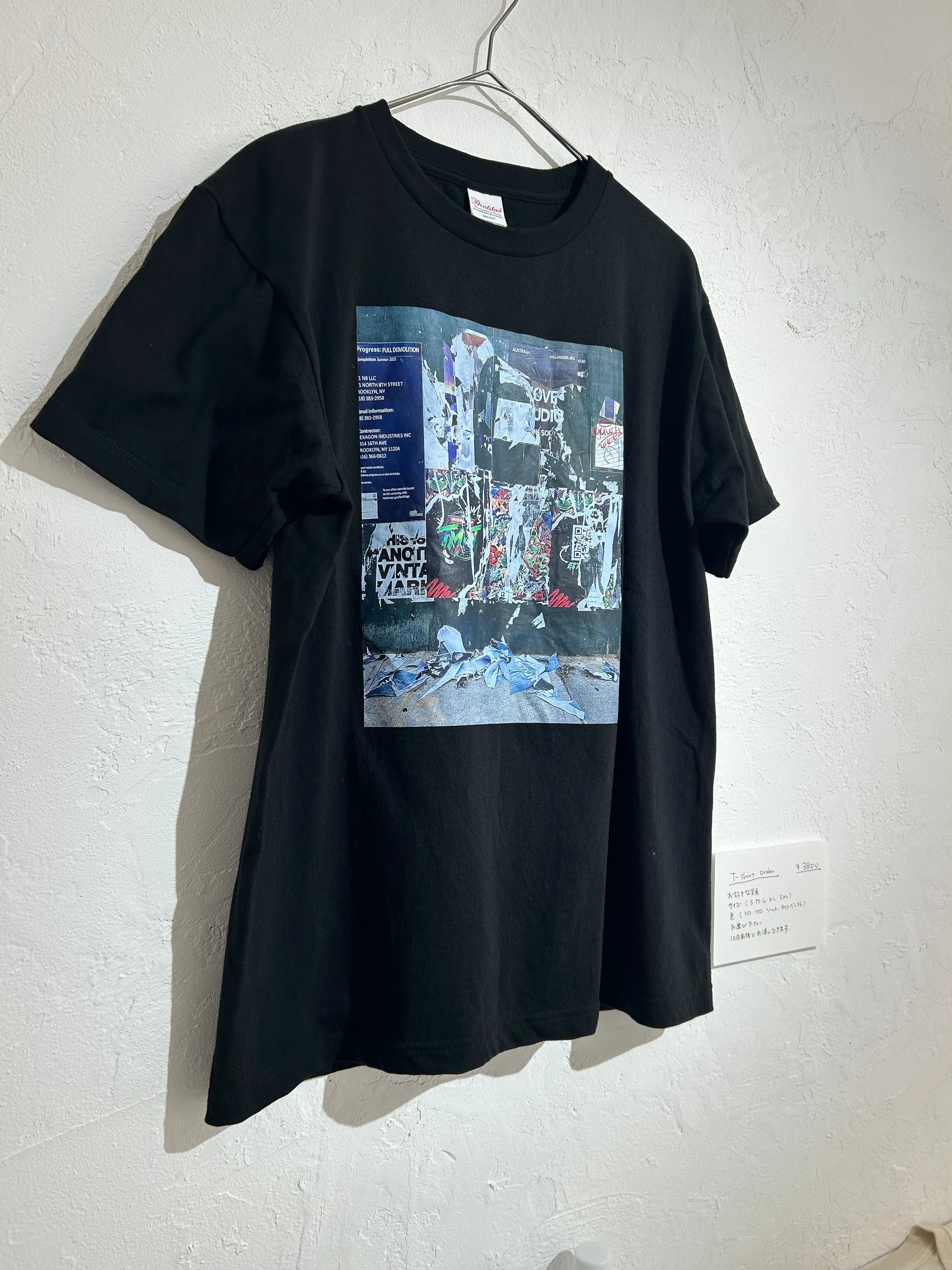 写真作品を美しく再現したオリジナルTシャツが完成！