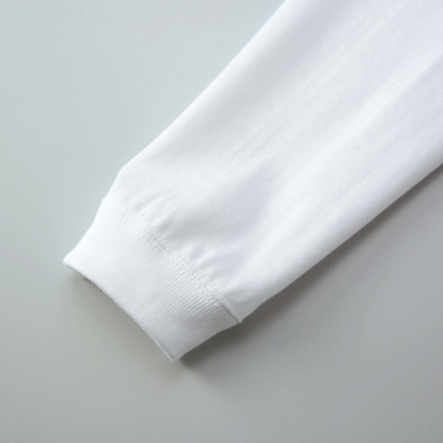 袖リブありのオリジナルロングTシャツ