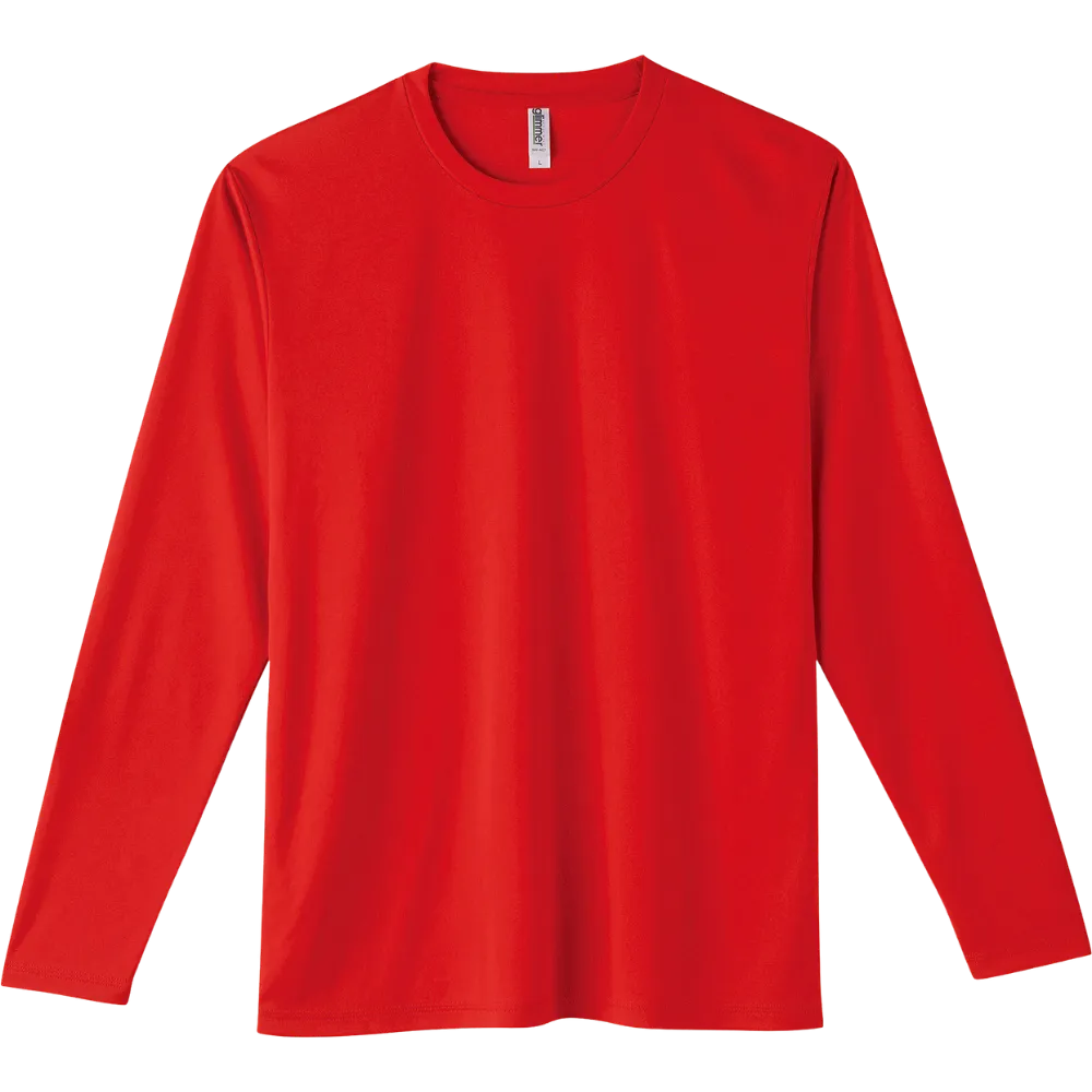 3.5オンス インターロックドライ長袖Tシャツ