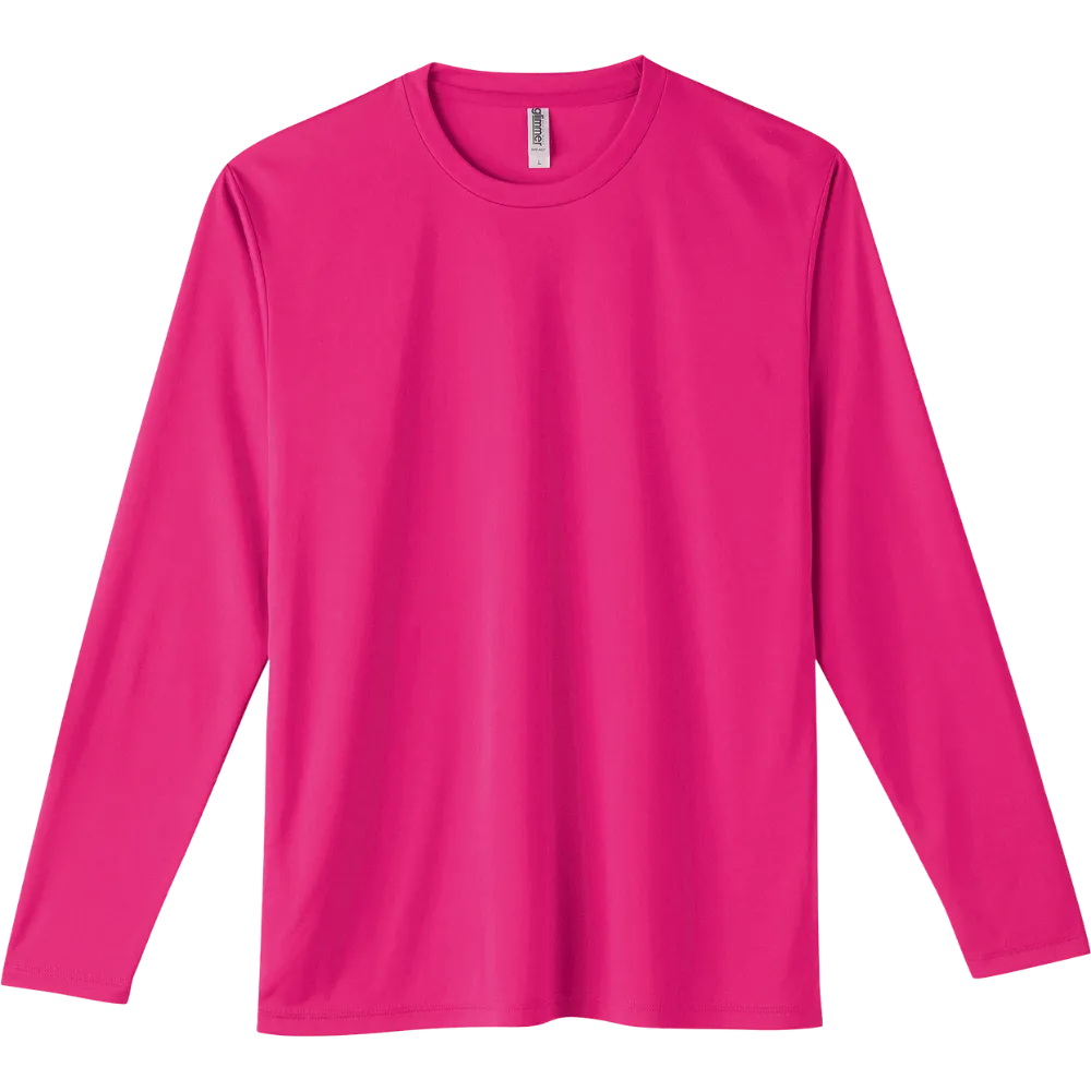 3.5オンス インターロックドライ長袖Tシャツ