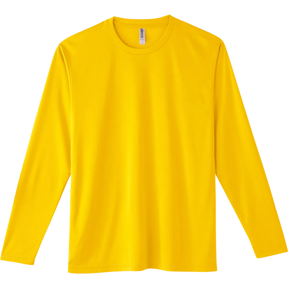 3.5オンス インターロックドライ長袖Tシャツ