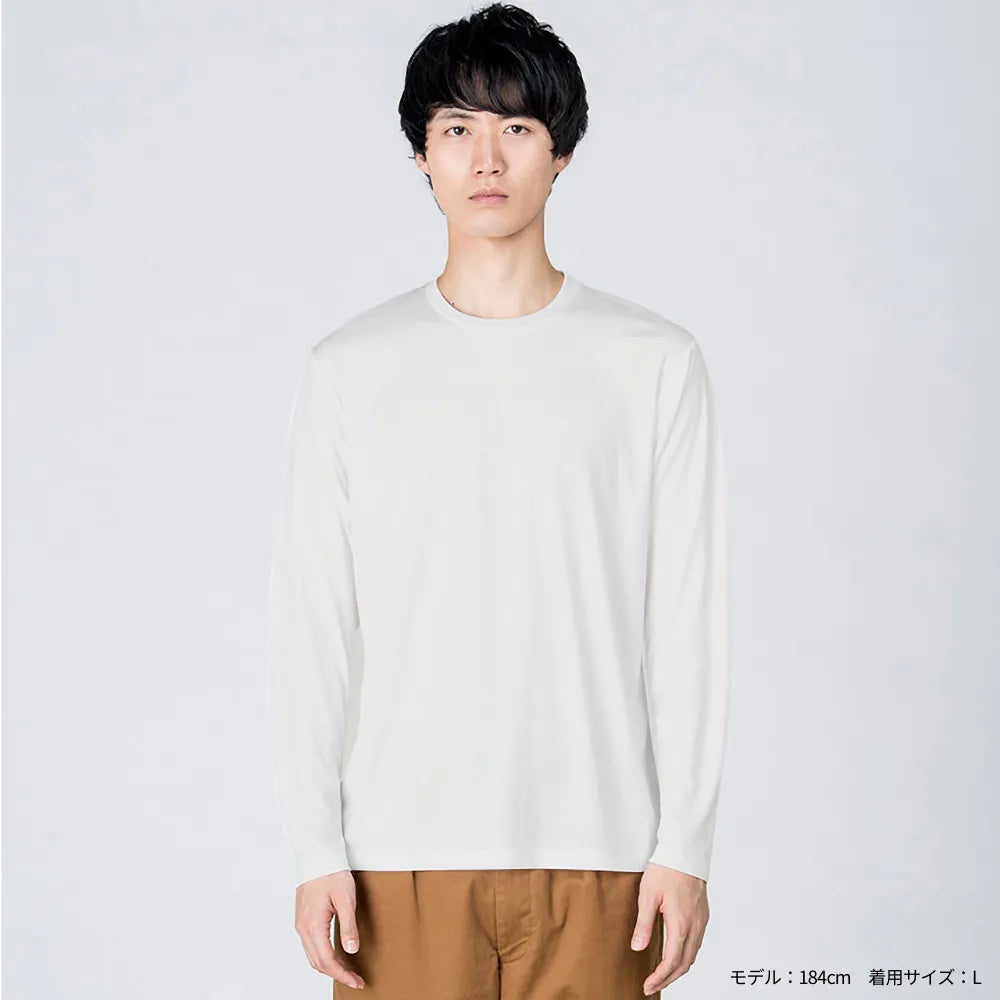 3.5オンス インターロックドライ長袖Tシャツ