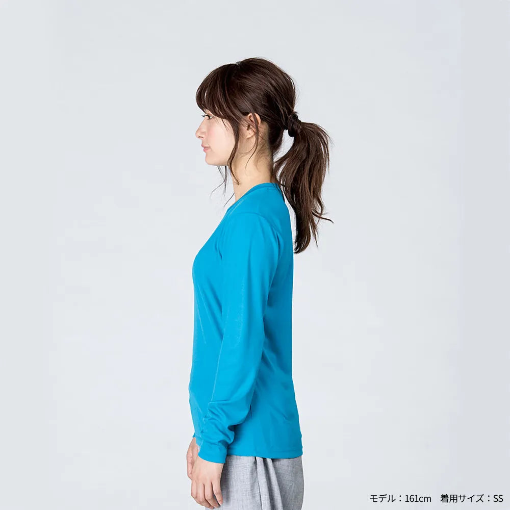 3.5オンス インターロックドライ長袖Tシャツ