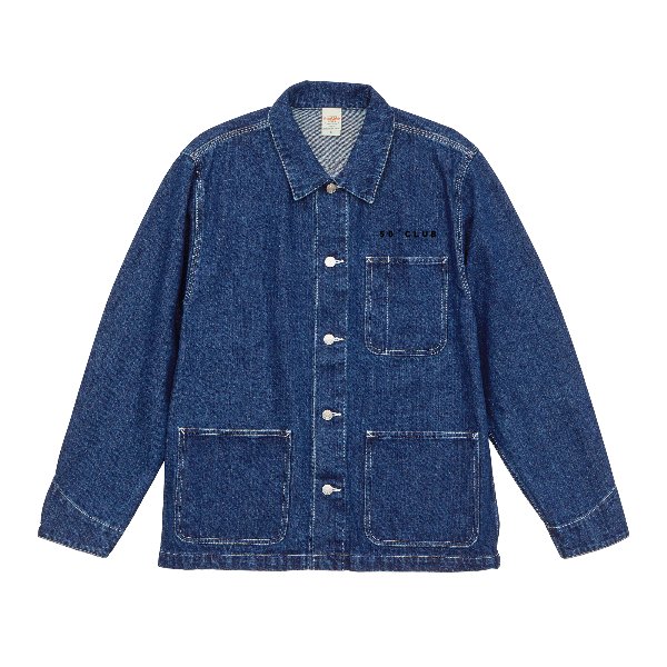 12.0オンス デニム ルーズフィット カバーオール ジャケット - タカハマライフアート