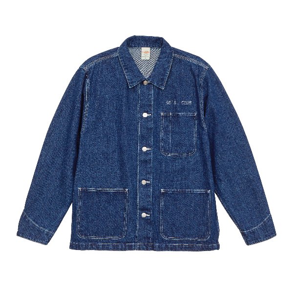 12.0オンス デニム ルーズフィット カバーオール ジャケット - タカハマライフアート