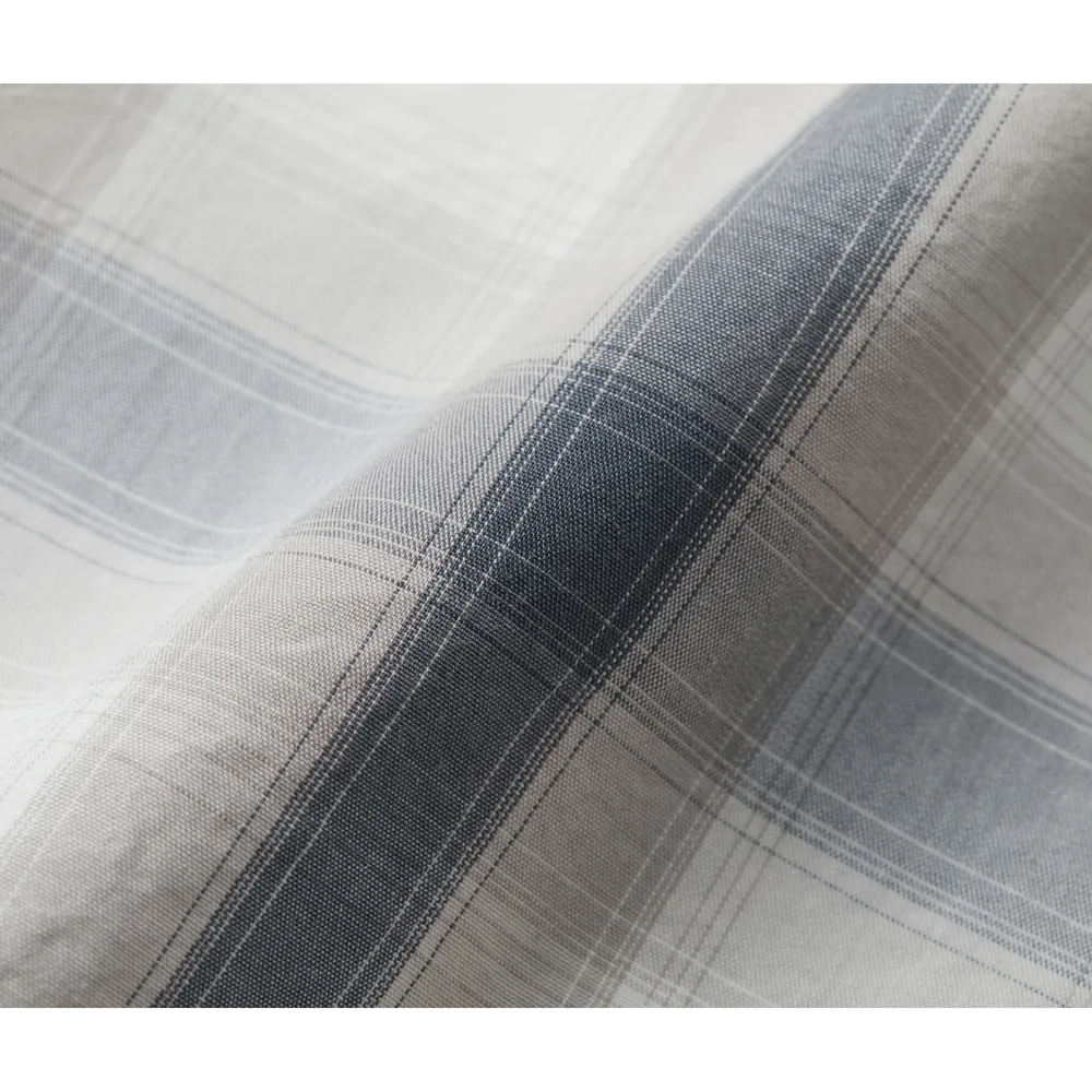 コットン オープンカラー ショートスリーブ シャツ