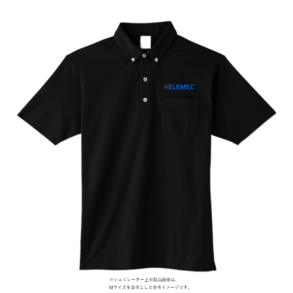 4.1オンス ドライアスレチック ポロシャツ（ボタンダウン）（ポケット付）