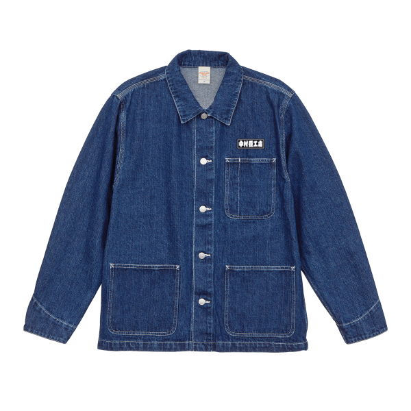 12.0オンス デニム ルーズフィット カバーオール ジャケット