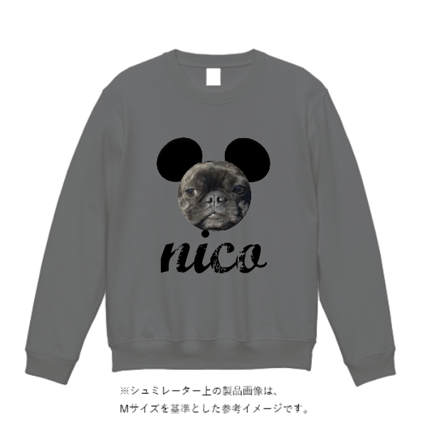 10.0オンス クルーネック スウェット