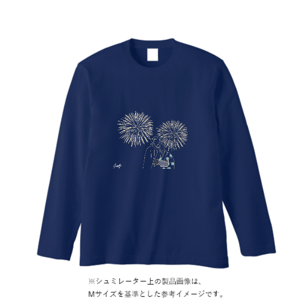 5.6オンス ロングスリーブ Tシャツ（袖リブ無し）