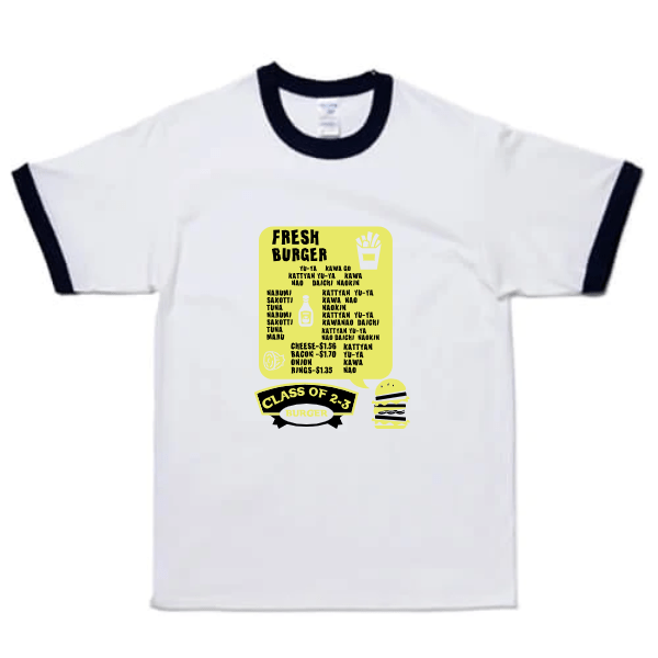 5.3オンス ギルダンプレミアムコットン リンガーTシャツ