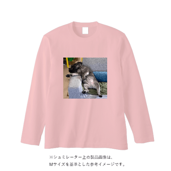 5.6オンス ロングスリーブ Tシャツ（袖リブ無し）
