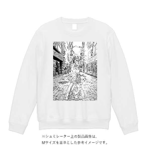 10.0オンス T/C クルーネック スウェット