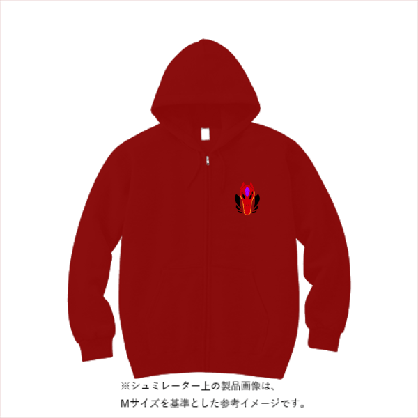 10.0オンス レギュラー ZIP パーカー