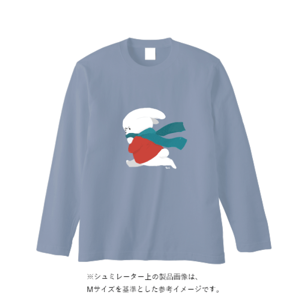 5.6オンス ロングスリーブ Tシャツ（袖リブ無し）