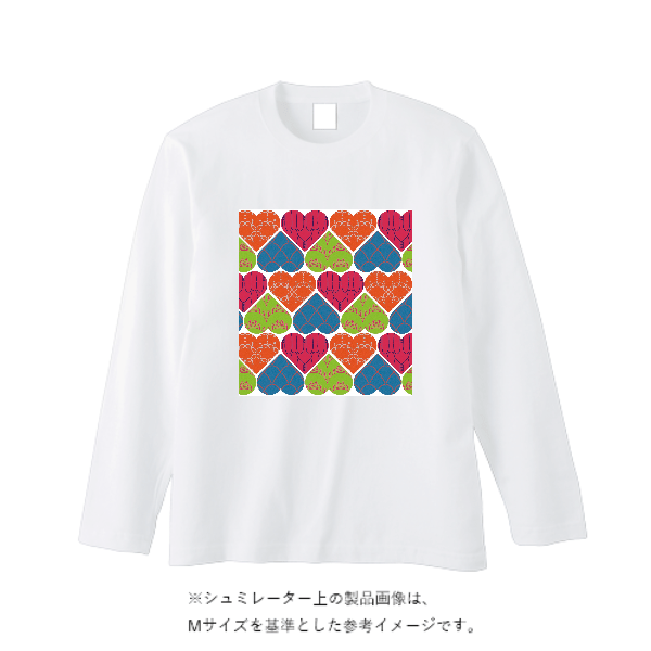 5.6オンス ヘビーウェイト長袖Tシャツ（リブ無し）