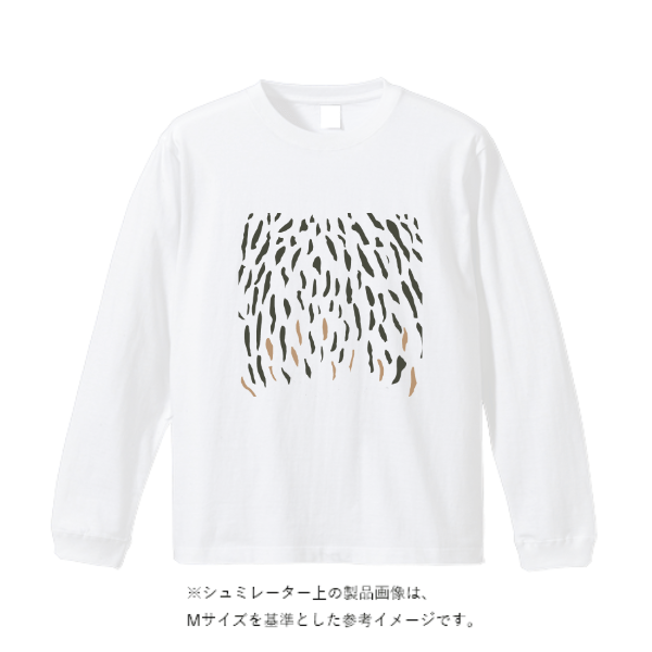 5.6オンス ロングスリーブ Tシャツ（袖リブ有り）