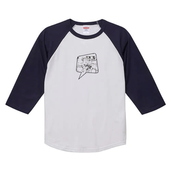 5.6オンス ラグラン3/4スリーブ Tシャツ