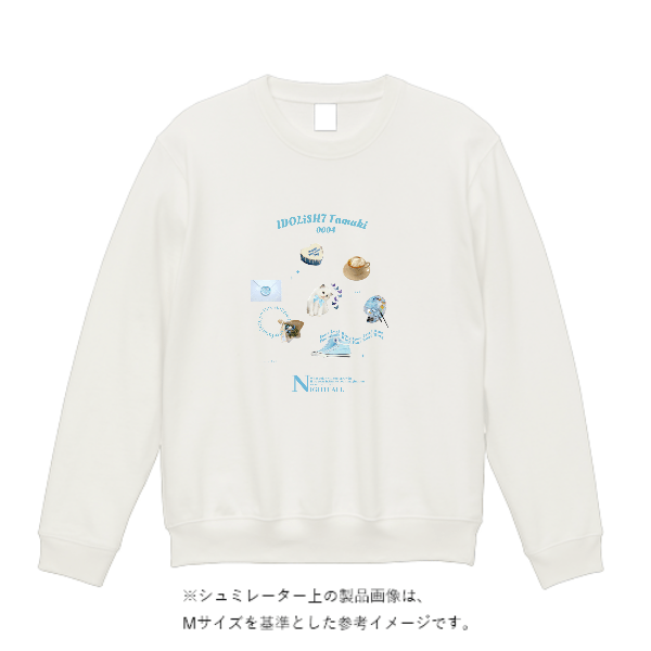 10.0オンス クルーネック スウェット