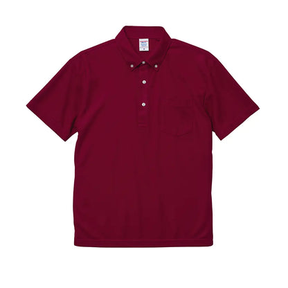4.7オンス スペシャル ドライ カノコ ポロシャツ（ボタンダウン）（ポケット付）（ローブリード）