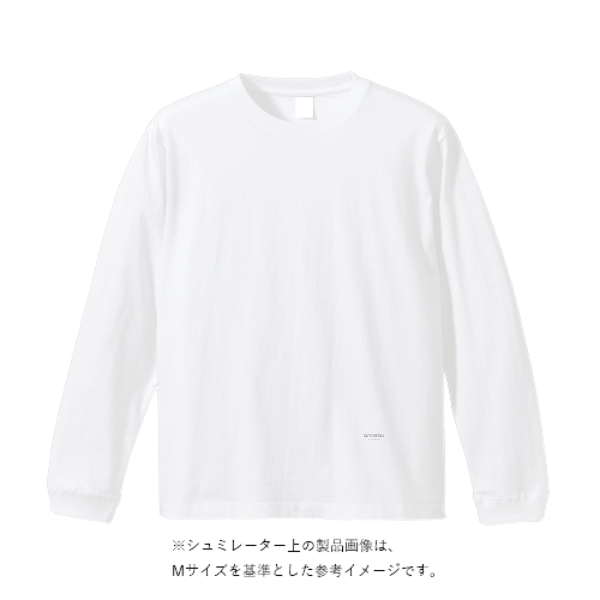 5.6オンス ビッグシルエット ロングスリーブ Tシャツ