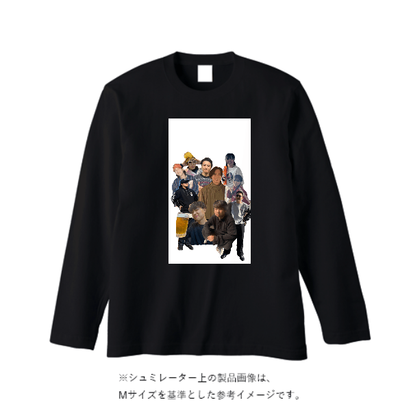 5.6オンス ヘビーウェイト長袖Tシャツ（リブ無し）