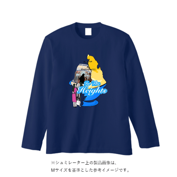 5.6オンス ロングスリーブ Tシャツ（袖リブ無し）