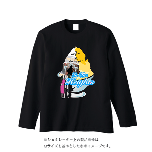 5.6オンス ヘビーウェイト長袖Tシャツ（リブ無し）